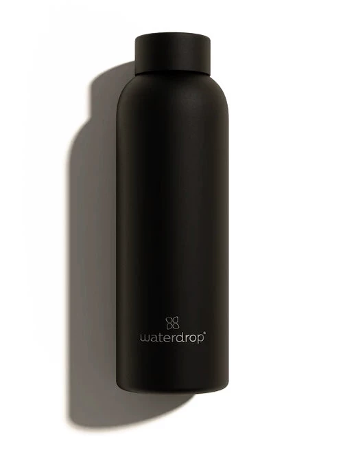 Fles Waterdrop  Lahev nerez black matt 600 ml