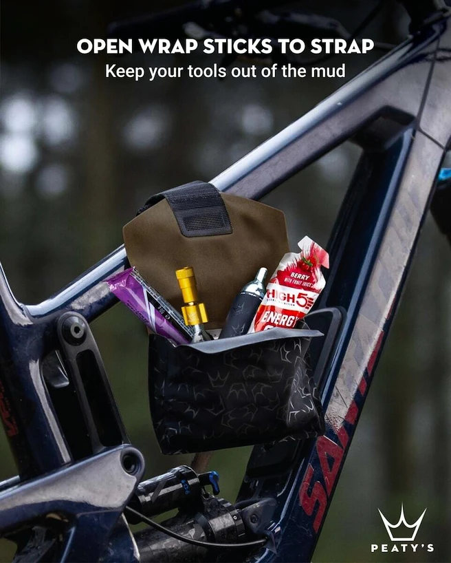 Frametas PEATY'S  Holdfast trail tool wrap - nightrider black (phf-ttw-nrb-25)