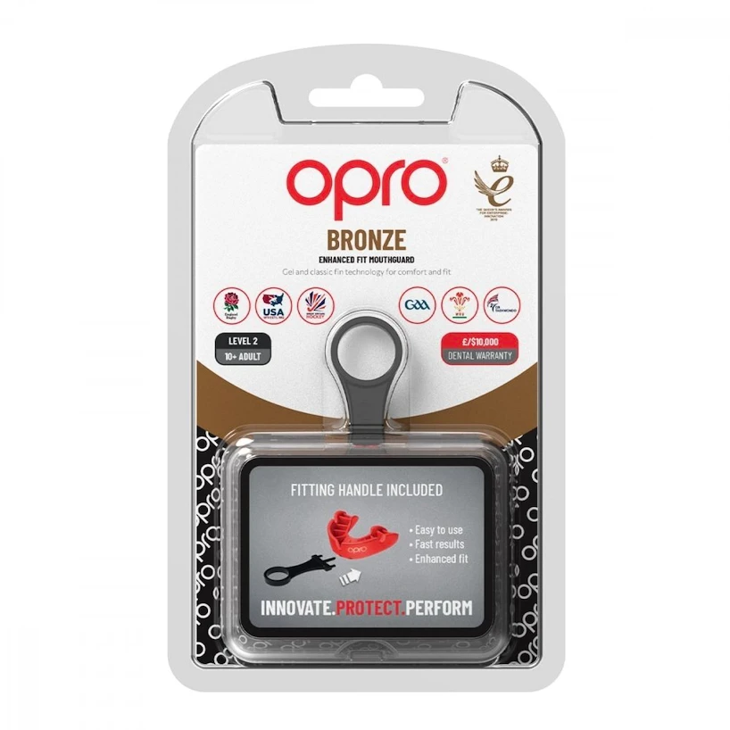 Gebitsbeschermer Opro  BRONZE Red Senior