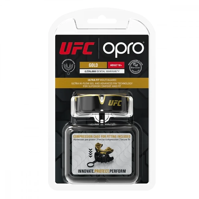 Gebitsbeschermer Opro  GOLD UFC Black/Gold Senior