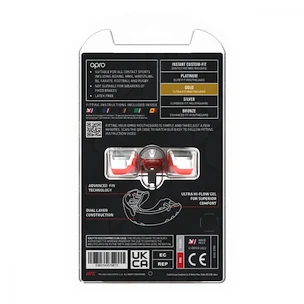 Gebitsbeschermer Opro  GOLD UFC Red/Silver Senior
