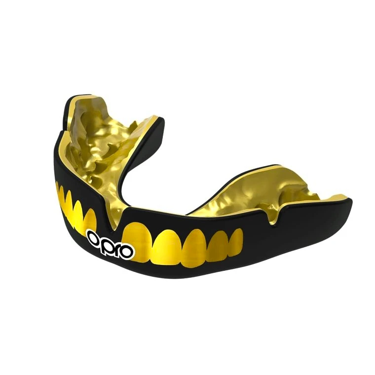 Gebitsbeschermer Opro  INSTANT CUSTOM FIT TEETH Black/Gold Senior