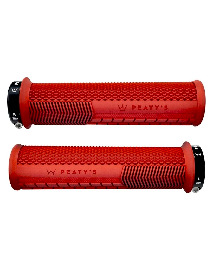 Grips PEATY'S  Monarch knurl thin red (pgm-knl-thn-red-20)