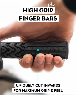 Grips PEATY'S  Monarch knurl thin slate (pgm-knl-thn-slt-20)