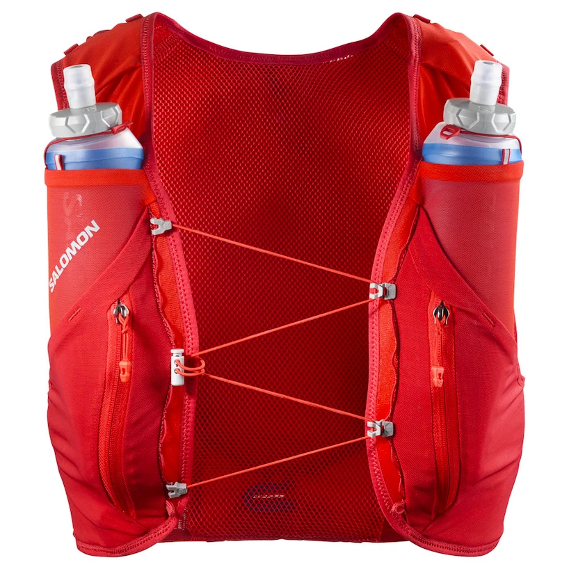 Hardloopvest Salomon ADV Skin 12 Set Flame Scarlet/Haute Red