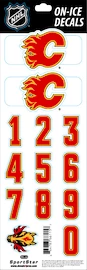 Helmnummers Sportstape ALL IN ONE HELMET DECALS - CALGARY FLAMES