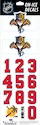 Helmnummers Sportstape  ALL IN ONE HELMET DECALS - FLORIDA PANTHERS