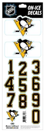 Helmnummers Sportstape ALL IN ONE HELMET DECALS - PITTSBURGH PENGUINS