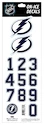 Helmnummers Sportstape  ALL IN ONE HELMET DECALS - TAMPA BAY LIGHTENING