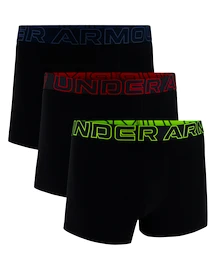 Heren boxershort Under Armour Perf Cotton 3in 3Pack Black