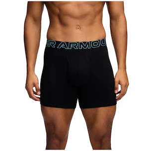 Heren boxershort Under Armour Perf Cotton 6in 3Pack Black