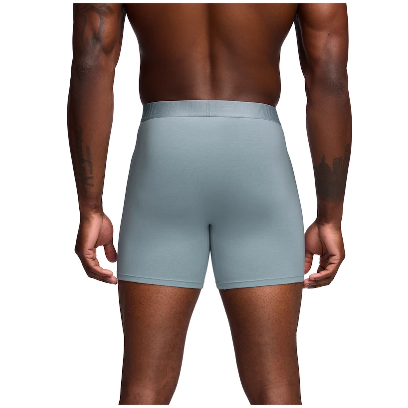 Heren boxershort Under Armour Perf Cotton 6in 3Pack Blue