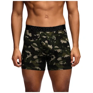 Heren boxershort Under Armour Perf Cotton Nov 6in 3Pack Green