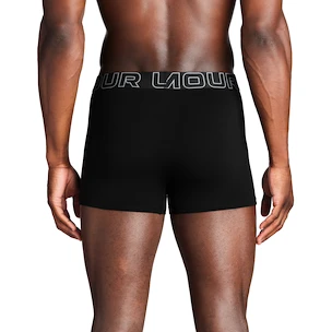 Heren boxershort Under Armour Perf Cotton Solid 3in 3Pack Black