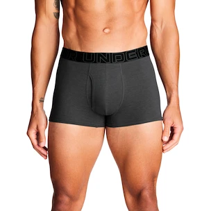 Heren boxershort Under Armour Perf Cotton Solid 3in 3Pack Castlerock Heather