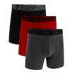 Heren boxershort Under Armour Perf Cotton Solid 6in 3Pack Castlerock Heather