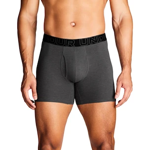 Heren boxershort Under Armour Perf Cotton Solid 6in 3Pack Castlerock Heather