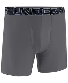 Heren boxershort Under Armour Perf Tech 6in Grey