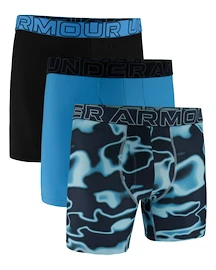 Heren boxershort Under Armour Perf Tech Mesh Nov 6in 3Pack Blue