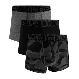 Heren boxershort Under Armour Perf Tech Print 3in 3Pack Black
