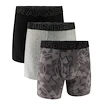 Heren boxershort Under Armour Perf Tech Print 6in 3Pack Castlerock Heather