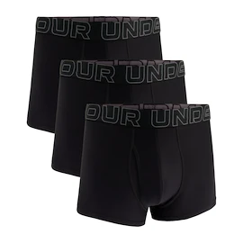 Heren boxershort Under Armour Perf Tech Solid 3in 3Pack Black