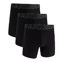 Heren boxershort Under Armour Perf Tech Solid 6in 3Pack Black