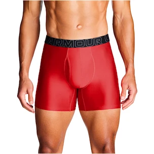 Heren boxershort Under Armour Perf Tech Solid 6in 3Pack Red