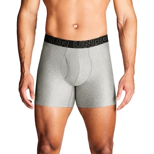 Heren boxershort Under Armour Perf Tech Solid 6in 3Pack Steel Heather