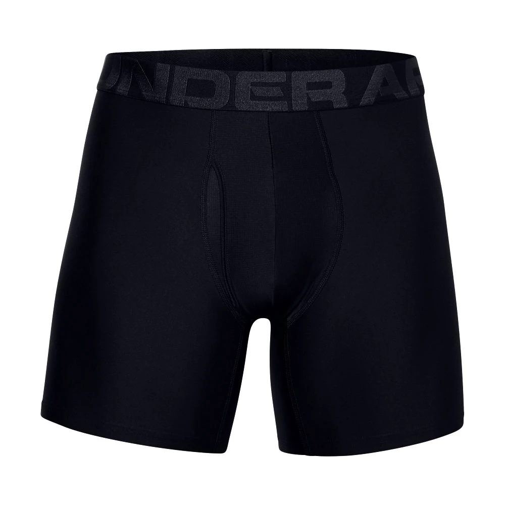 Heren boxershort Under Armour  Tech 6in 2Pack Black