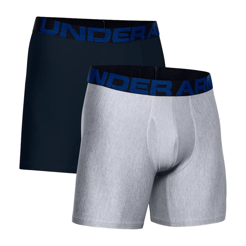 Heren boxershort Under Armour  Tech 6in 2Pack Navy