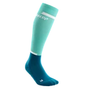 Heren compressiekousen CEP  4.0 Ocean/Petrol