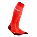 Heren compressiekousen CEP  Ultralight Lava/Dark Red