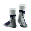 Heren compressiesokken CEP Hiking Light Merino Mid Cut Marine Blue/Grey