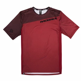 Heren fietsshirt Race Face INDY SS Dark Red