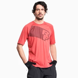 Heren fietsshirt Race Face Trigger SS Rouge