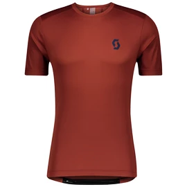 Heren fietsshirt Scott Endurance 10 S/Sl Rust Red/Midnight Blue