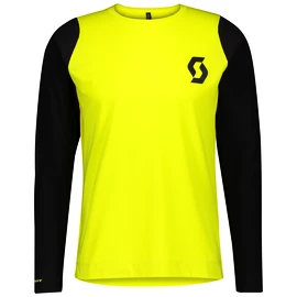 Heren fietsshirt Scott Trail Progressive L/Sl Sulphur Yellow/Black