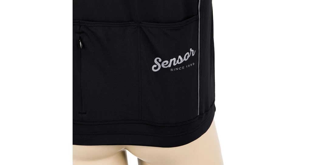 Heren fietsshirt Sensor  Cyklo Motion Grey/Black