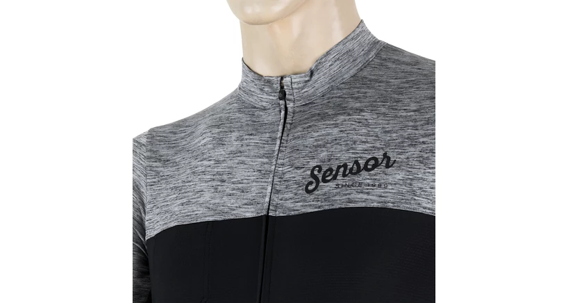 Heren fietsshirt Sensor  Cyklo Motion Grey/Black M