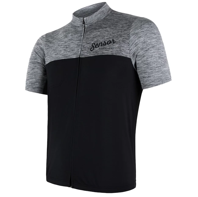 Heren fietsshirt Sensor  Cyklo Motion Grey/Black M