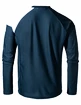 Heren fietsshirt VAUDE  Moab VI Longsleeve Dark sea