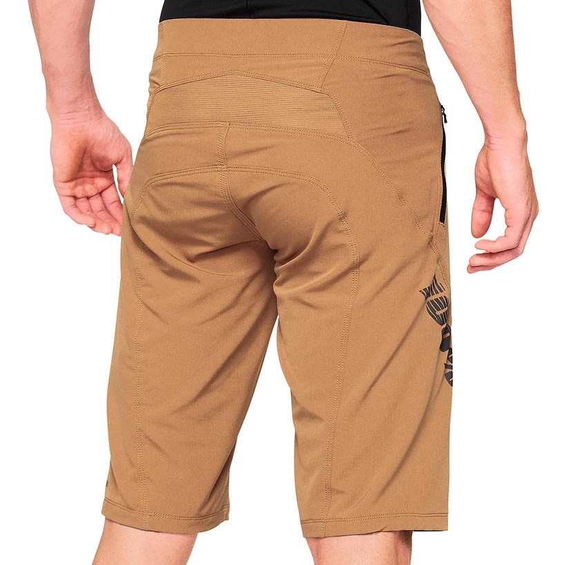 Heren fietsshort 100%  Airmatic Shorts Caramel