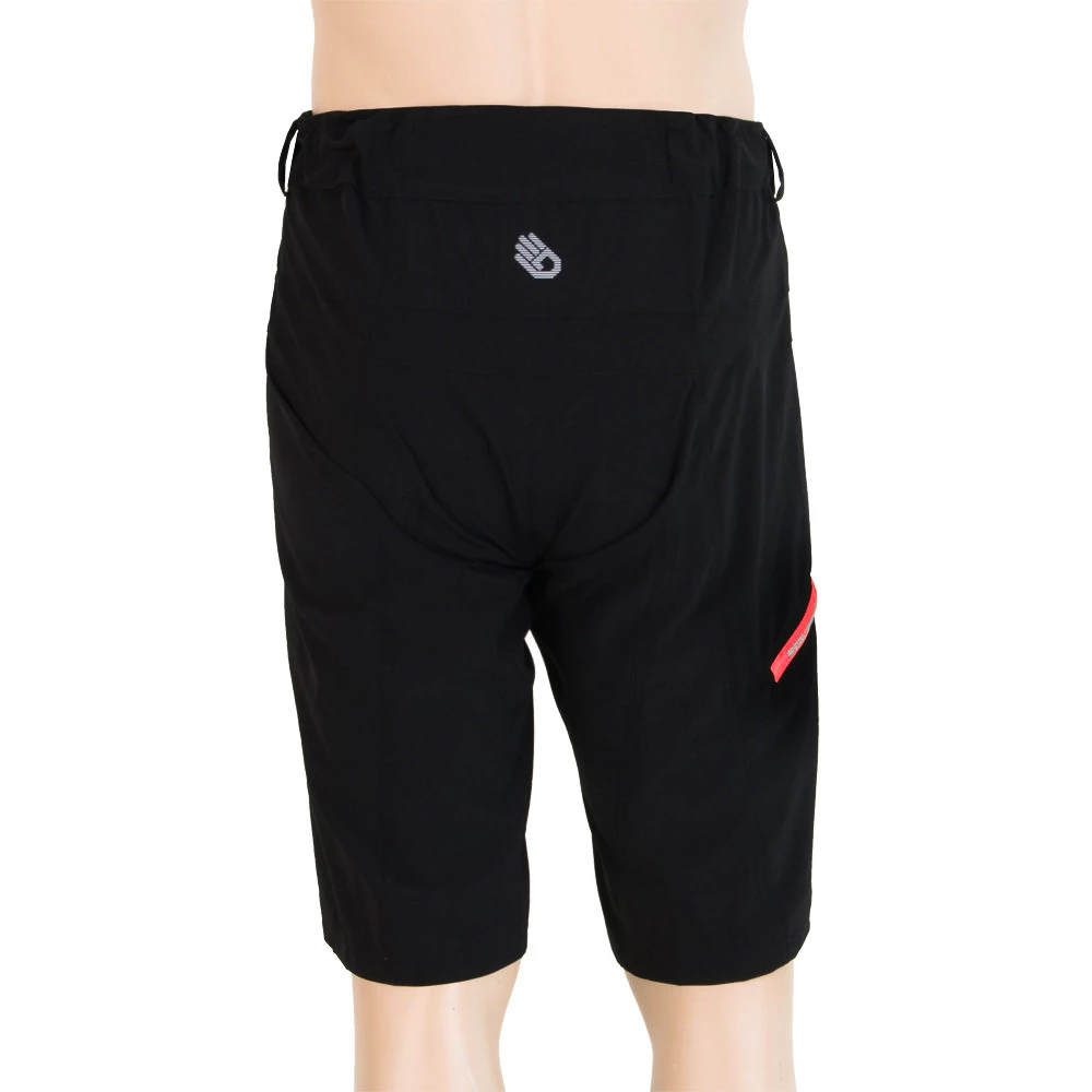 Heren fietsshort Sensor  Cyklo Helium Black/Red