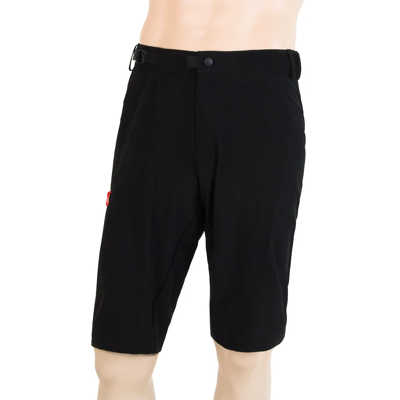 Heren fietsshort Sensor  Cyklo Helium Black/Red S
