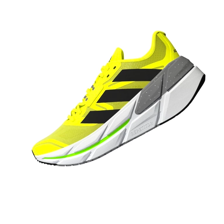 Heren hardloopschoenen adidas  Adistar CS Solar yellow  UK 11