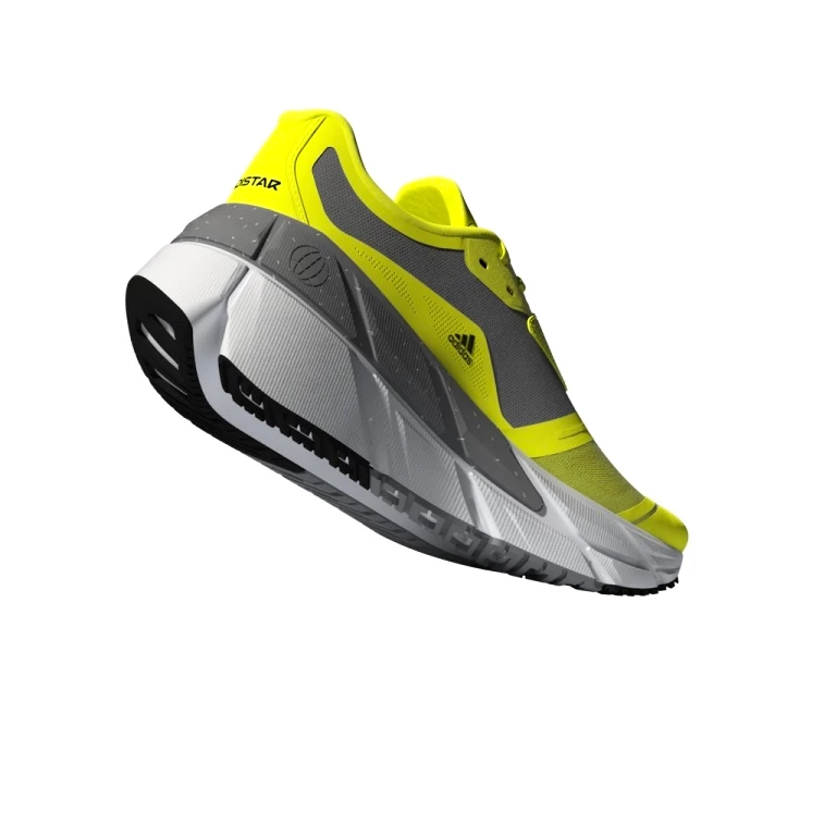 Heren hardloopschoenen adidas  Adistar CS Solar yellow  UK 11
