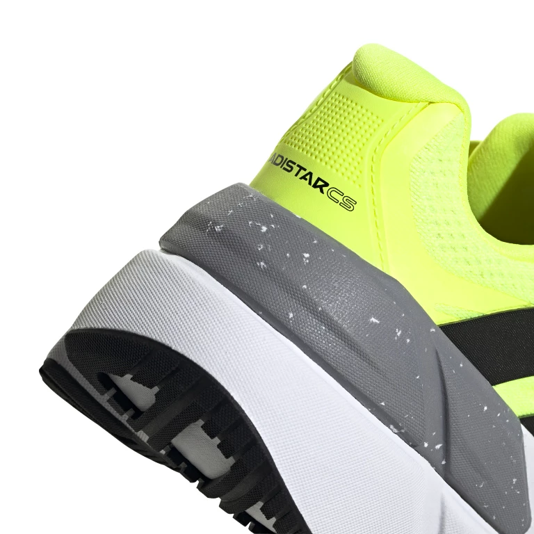 Heren hardloopschoenen adidas  Adistar CS Solar yellow  UK 11