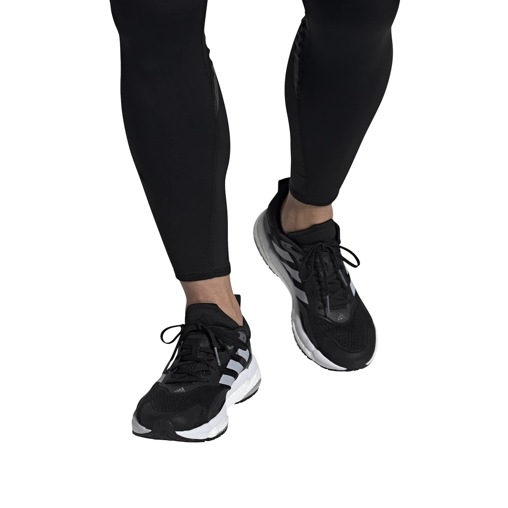 Heren hardloopschoenen adidas Solar Boost 3 Core Black