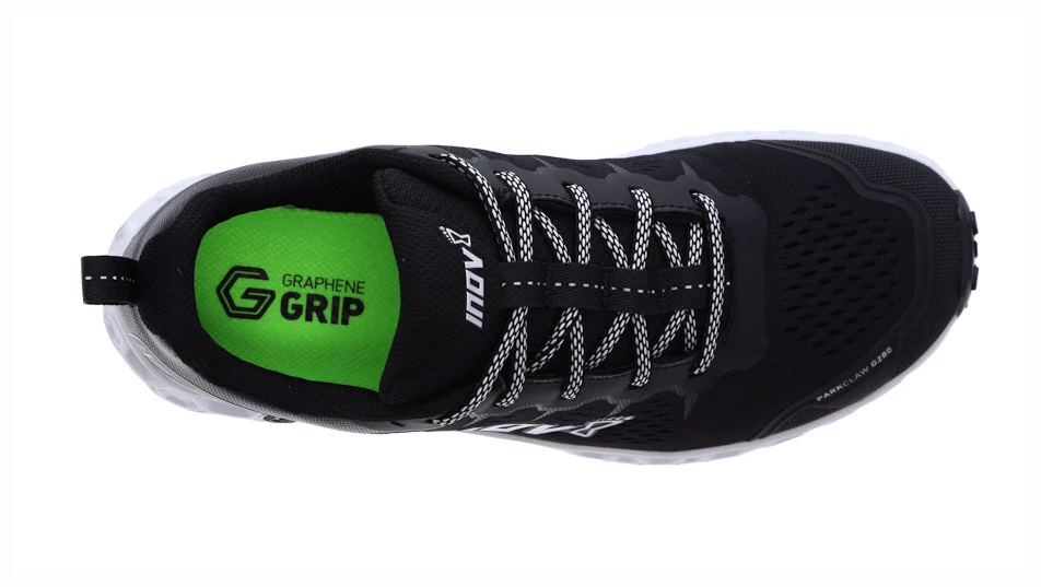 Heren hardloopschoenen Inov-8  Parkclaw G 280 M (S) Black/White